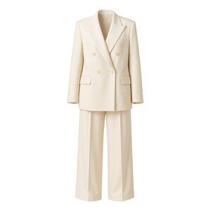 PRE-LOVED | Women's Cream Oversized Wedding Suit